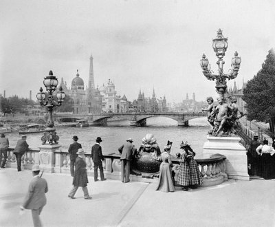 Pont Alexandre III - Esposizione Universale di Parigi del 1900 da French Photographer